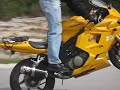 Hyosung GT250R wheelie