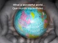 What a Wonderful World