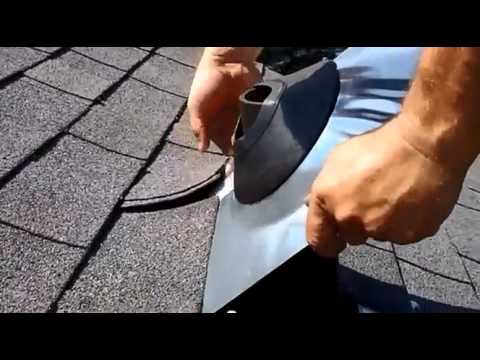 how to flash a roof vent