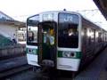 磐越西線719系電車　会津若松駅連結作業