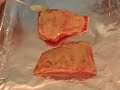 Broiled Salmon glazed with Mustard and Rice Vinegar