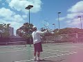 Tennis Demonstration: The Kick Serve Explained Tennis Demonstration: The Kick Serve Explained