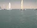 Final Start - Multihull 1 Class from the 2008 Mackinac Race