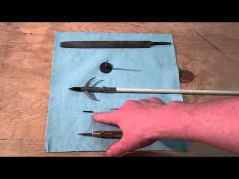 How to Install a Fish Arrow Point (so it never comes off) + Bowfishing bloopers