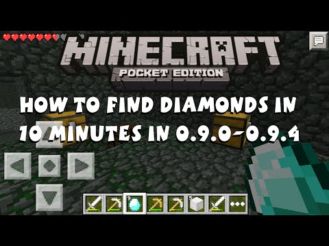 how to find diamonds in minecraft pe