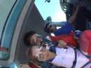 Salto Duplo Cl�udia - www.mergulhonoceu.com.br- Paraquedismo