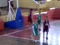 Vincent yabang tries to play basketball