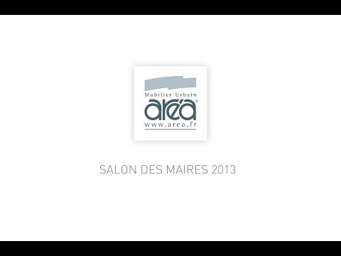 aréa | créateur de mobilier urbain - Salon des maires 2013