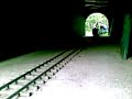 D7096 Thrashes through the tunnel at the Woking Miniature Ra
