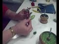 French Beading a Leaf Tutorial - Part 2