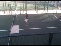 Imagen de Entrenando volea por tres padel