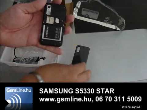Samsung S5230W Star Wi-Fi teszt vide�