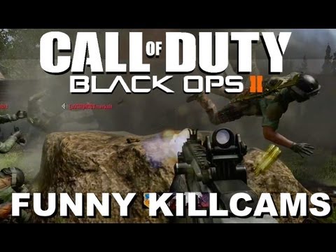 Black Ops 2 Funny Killcams (Digging/Building Snowmen/Trolling/ Losing Baseballs/Spins)