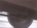 Land Cruiser 100 LX470 rear suspension at work Land Cruiser 100 LX470 rear suspension at work