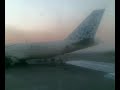 Boeing 737 taking off from Karachi Jinnah Terminal