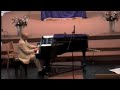 Haydn Dickenson - extract from a piano recital
