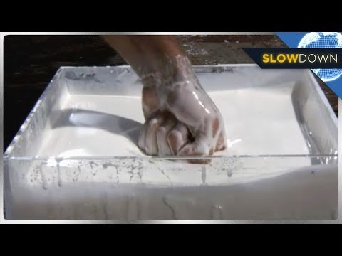 Non-Newtonian Liquid IN SLOW MOTION!