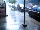 Rain Showers in NYC (Hiding under Scaffolding) - 2008