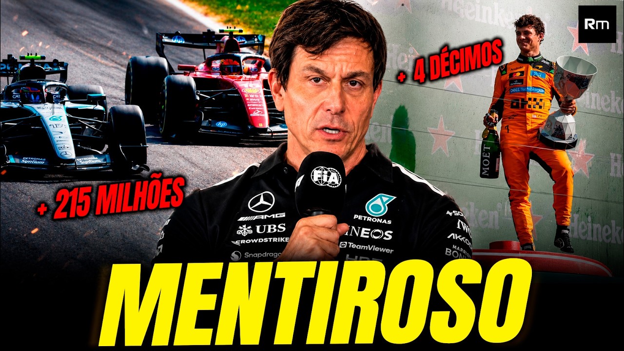 A MENTIRA DE WOLFF SOBRE A MERCEDES ESTAR SEM DINHEIRO NA F1 2026