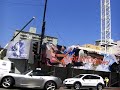 Driving down Hollywood Blvd.