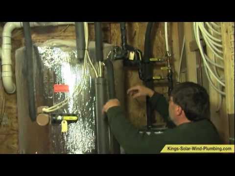 how to drain radiant heat system