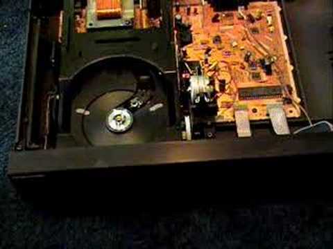 how to change belt on cd player