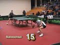 crazy incredible tennis table point!