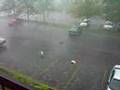 Violent orage Ă Longueuil