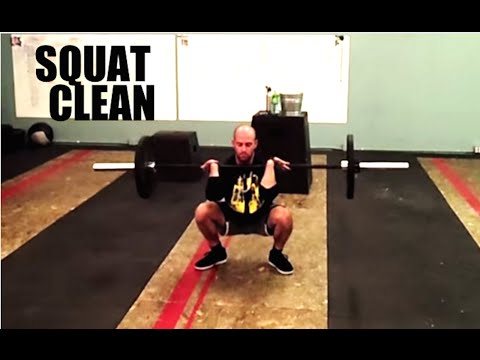 how to practice squat cleans