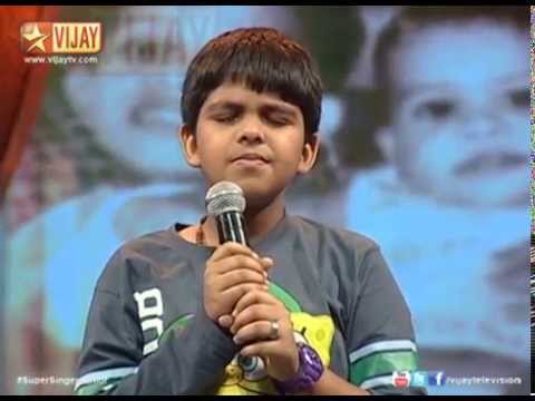 Super Singer Junior - Uyirum Neeye by Robin