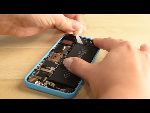 how to remove battery from iphone 5c