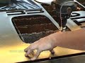 all stage making a youtube video sign with laser