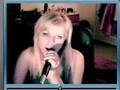me singing 'Uninvited'