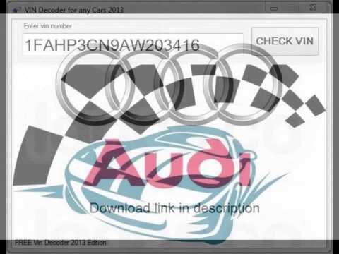 how to check audi vin