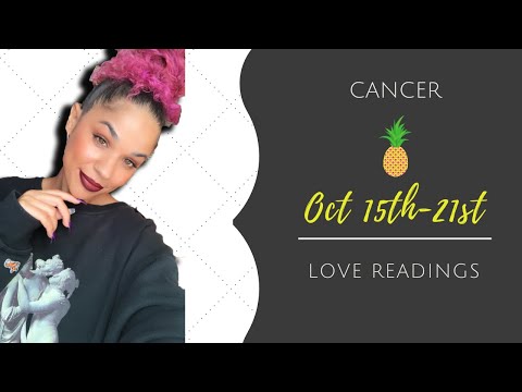 CANCER OCTOBER 15-21 “SOMETHING TO SMILE ABOUT😊”WEEKLY LOVE READING 💕🍍💕