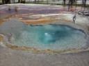 Bubbling hot spring