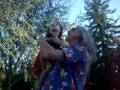 Toddler flung about during Allman Bros. Tribute Band Show.