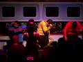 Star Trek "Spock's Brain" news story & live show clips