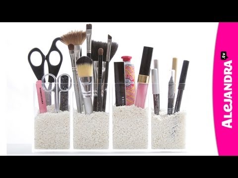 how to organize makeup