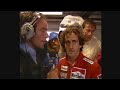 part 1 of the infamous 1989 australian gp.this is the first start,and scene of alain prost's famous refusal to drive more than one lap.commentary by murray walker,james hunt and barry sheene