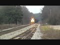 Southbound CSX T-120 Coal Coming Through Milstead, Al