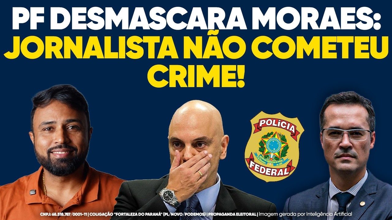 PF Chama Moraes de Mentiroso Em Caso de Jornalista!