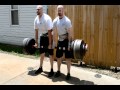 2 Man Ciavattone Fulton bar deadlift (670#) by Bryan Benzel and Troy Goetsch