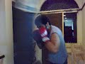 gautham boxing heavy bag