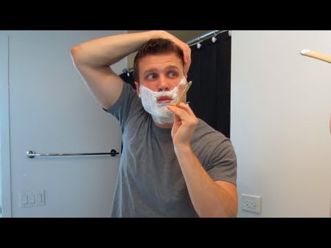 how to practice straight razor shaving