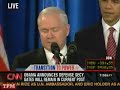 Robert Gates Remarks on Staying On as Obama Sec. of Defense