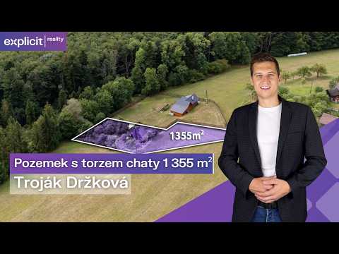 Video Prodej pozemku 1 355 m² s chatou, Troják Držková