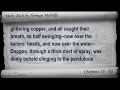 chapters 78-80. classic literature videobook with synchronized text, interactive transcript, and closed captions in multiple languages. audio courtesy of librivox. read by stewart wills. playlist for moby dick by herman melville: www.youtube.com