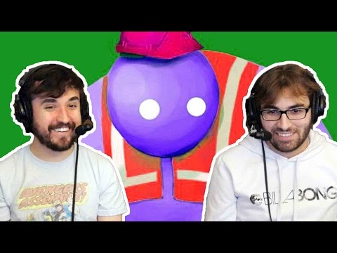GANG BEASTS - SE EU MORRO EU PERCO MINHA VIDA!? Com Leon!