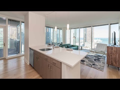 A northeast corner 2-bedroom, 2-bath at Streeterville’s North Water tower A northeast corner 2-bedroom, 2-bath at Streeterville’s North Water tower